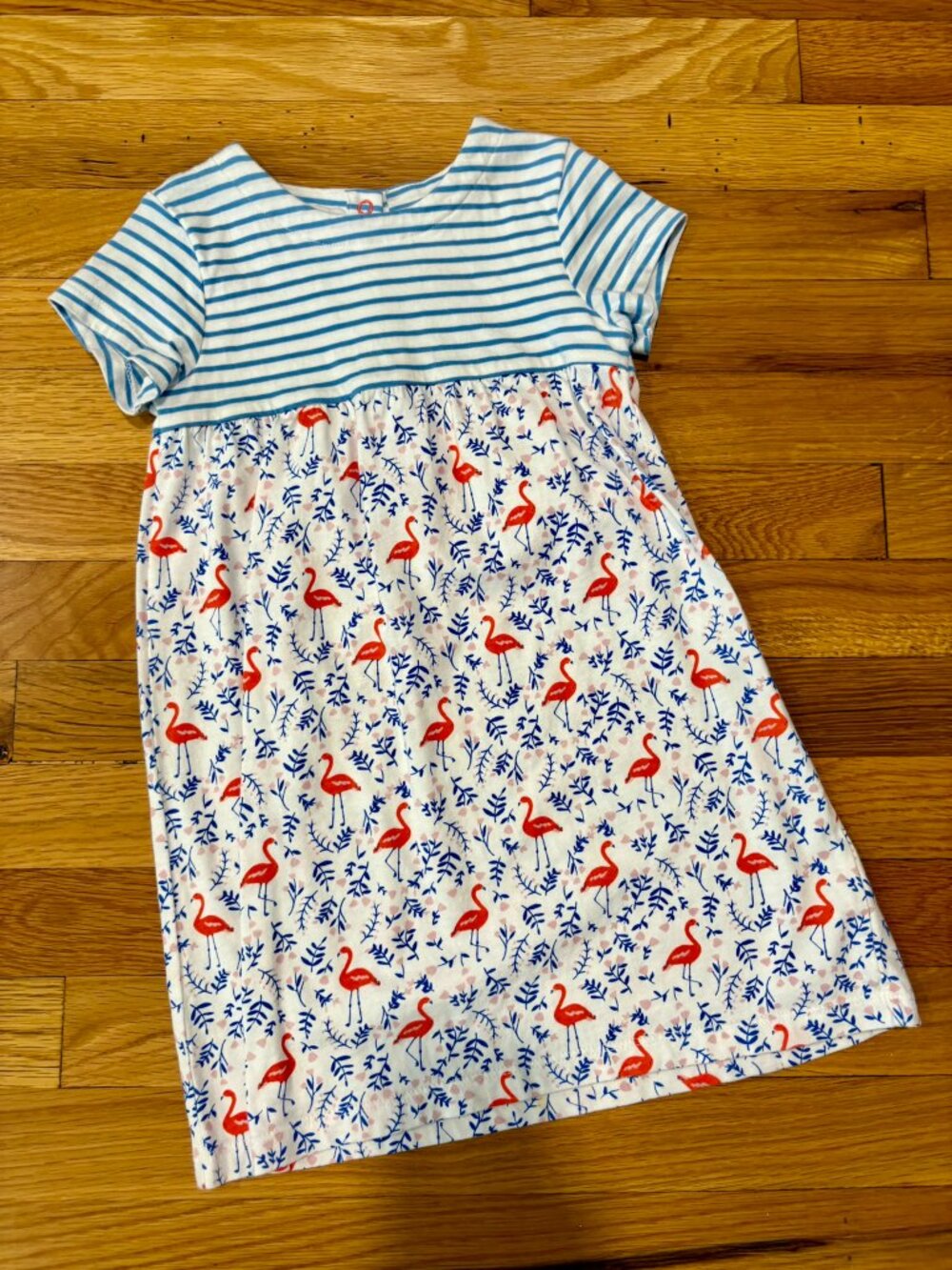 Mini Boden Flamingo Cotton Dress Size 3-4Y/104cm *SISTER MATCH IN CLOSET*